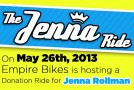 The Jenna Ride – Fundraiser for Injured Cyclist