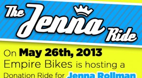 The Jenna Ride – Fundraiser for Injured Cyclist