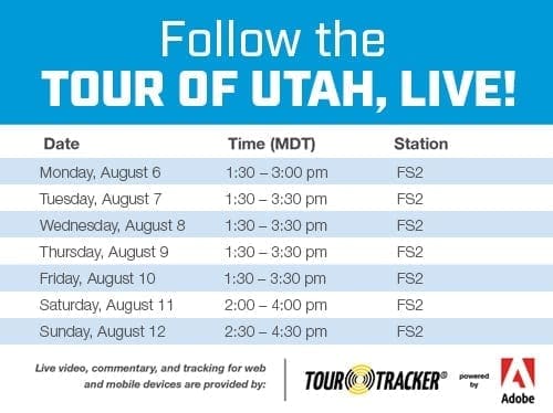 Tour of Utah Tour Tracker