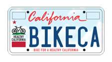 California Bike License Plate