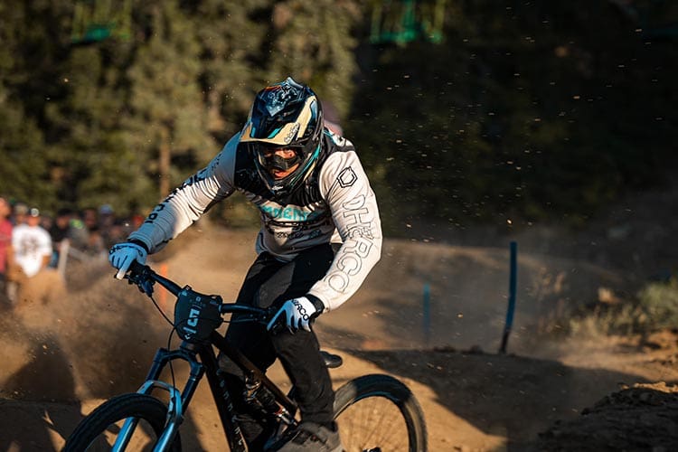 Kyle Strait builds courses he also races. Strait Acres events get the pros involved. 