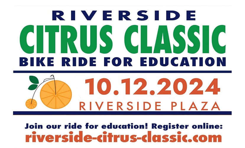 Join us for the 13th Annual Citrus Classic! This well-loved event is fun for cyclists, from beginners and families to experienced riders.