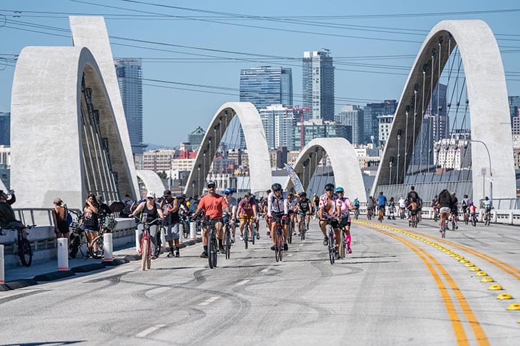 On October 13, 2024 CicLAvia – Heart of LA welcomes everyone of all ages and abilities to its 56th car-free open streets event in DTLA.