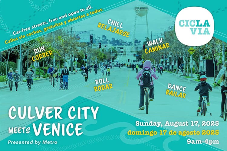 CicLAvia—Culver City meets Venice 2025 open streets bike and walk event