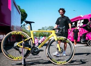 Tour de France Bike Check: Ben Healy’s Yellow Cannondale LAB71 SuperSix EVO