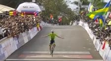 Relive the intense action of the 2025 UCI Road World Championships as riders conquer the demanding course in Kigali, Rwanda.