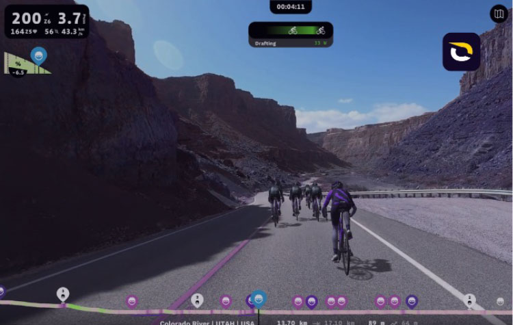 virtual training routes